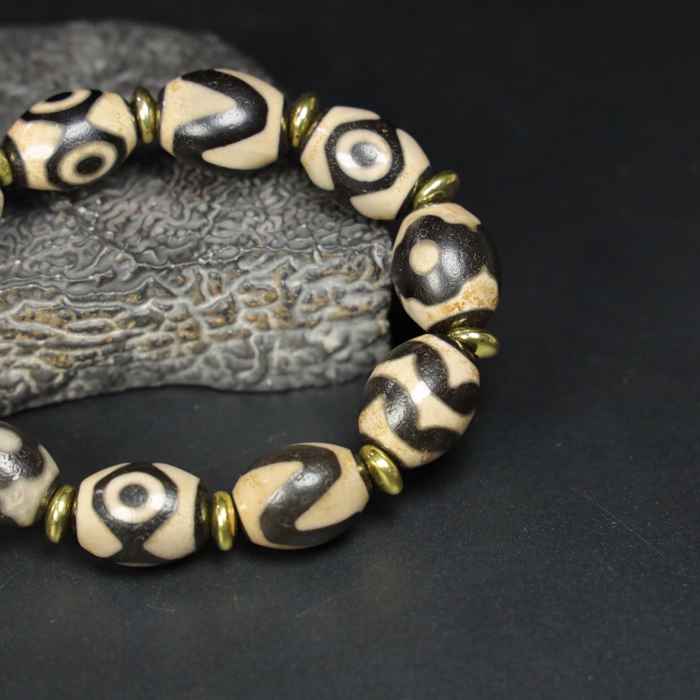 Chinese Natural Jade Carved bracelets