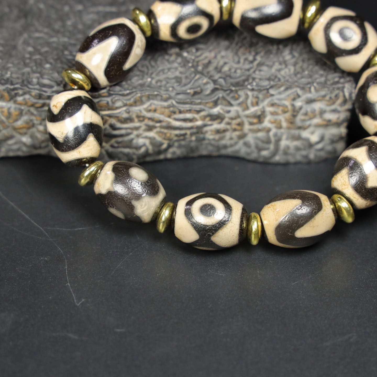 Chinese Natural Jade Carved bracelets