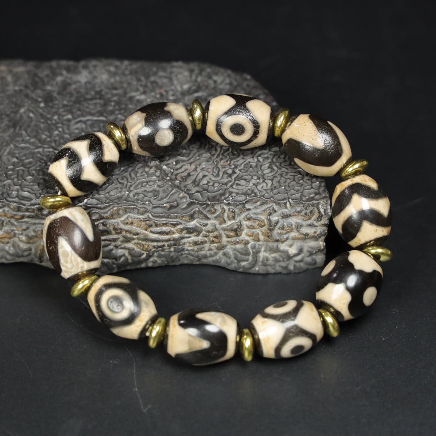 Chinese Natural Jade Carved bracelets