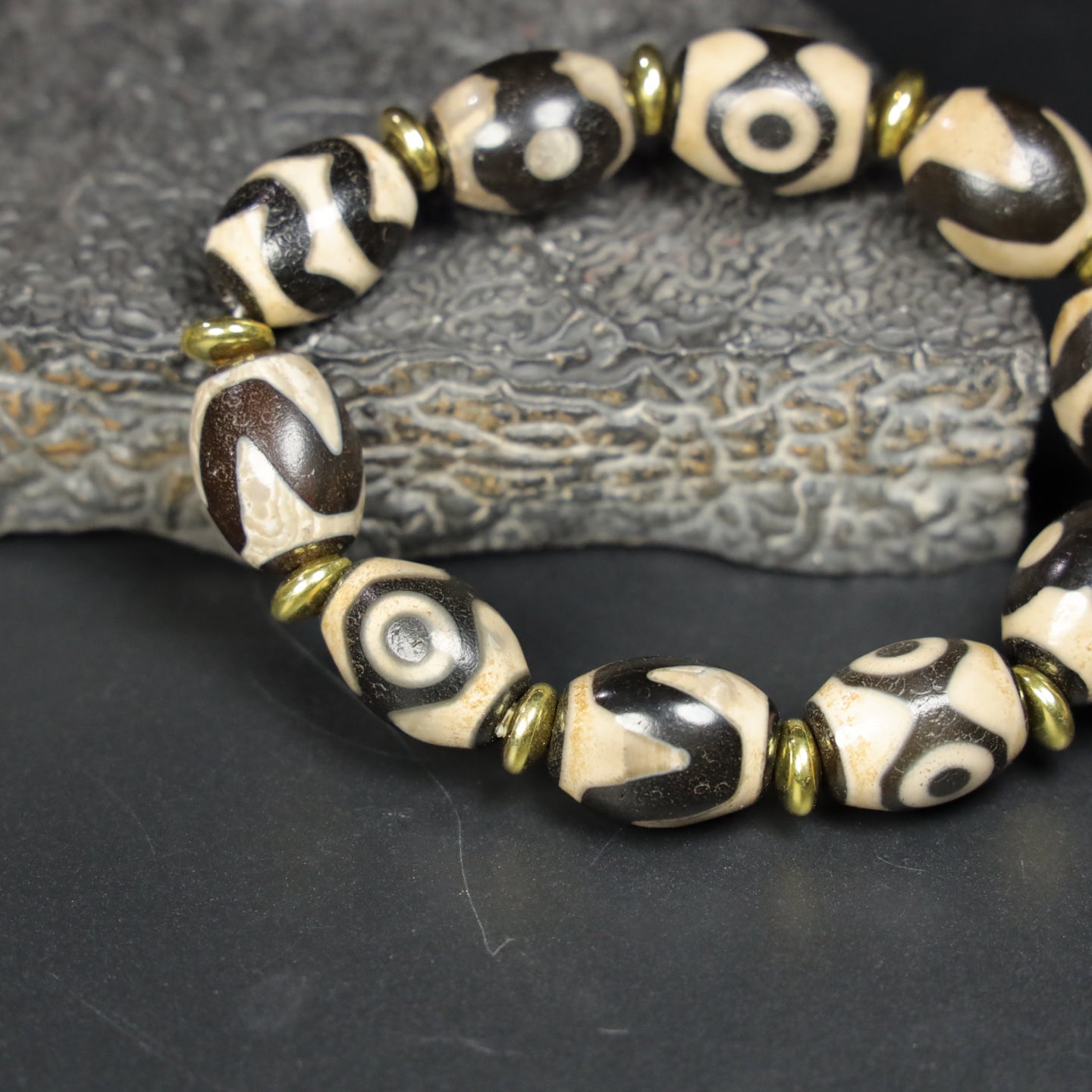 Chinese Natural Jade Carved bracelets