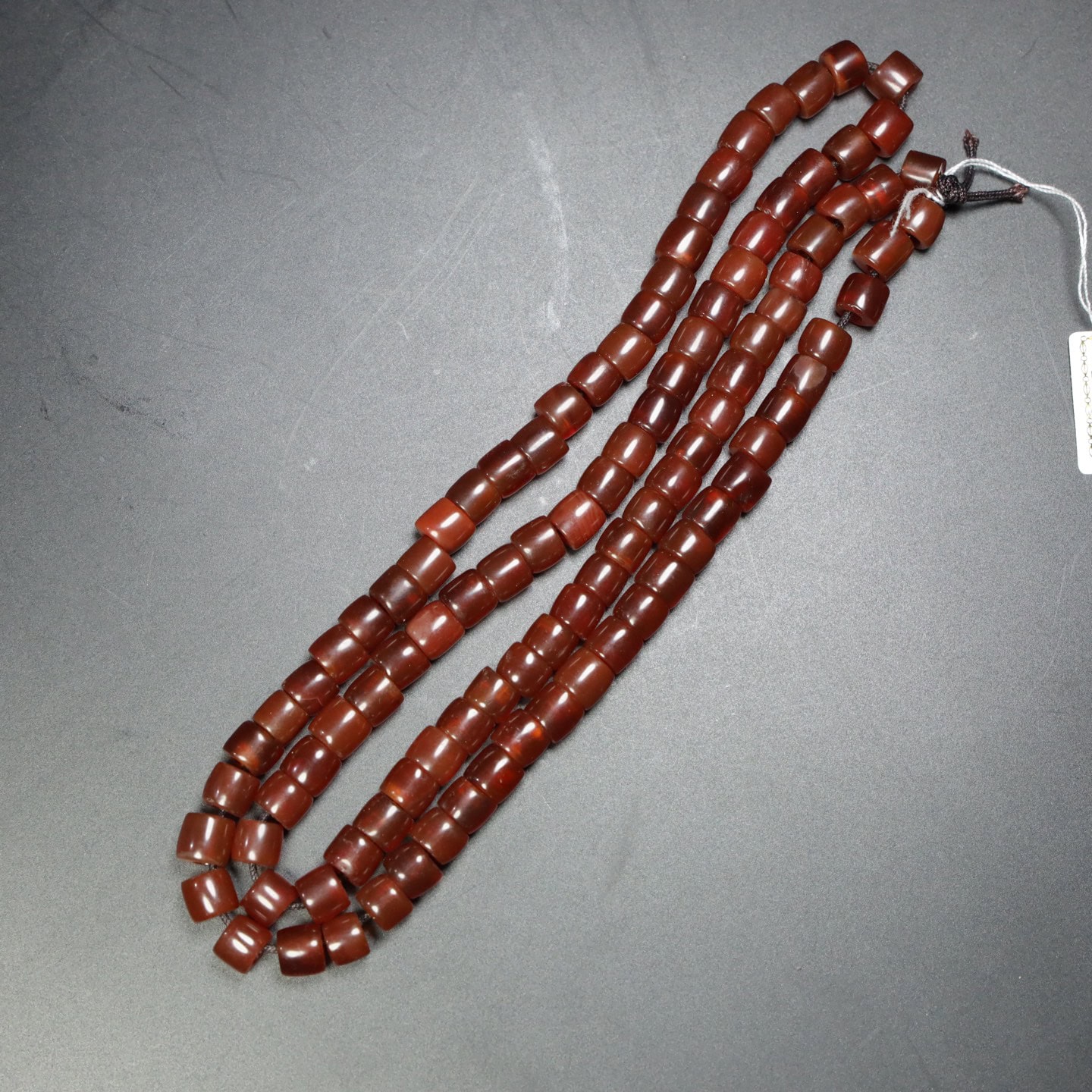 Chinese Natural Agate DZI Beads