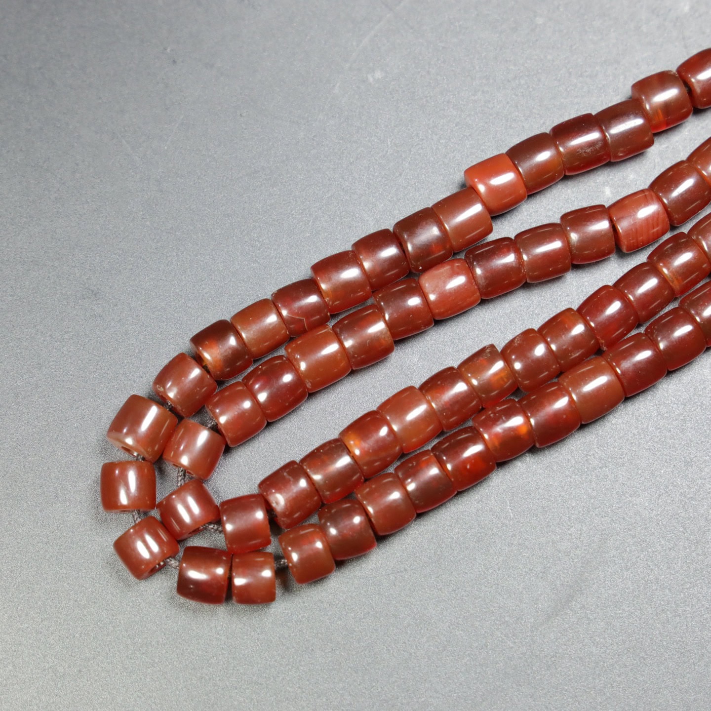 Chinese Natural Agate DZI Beads