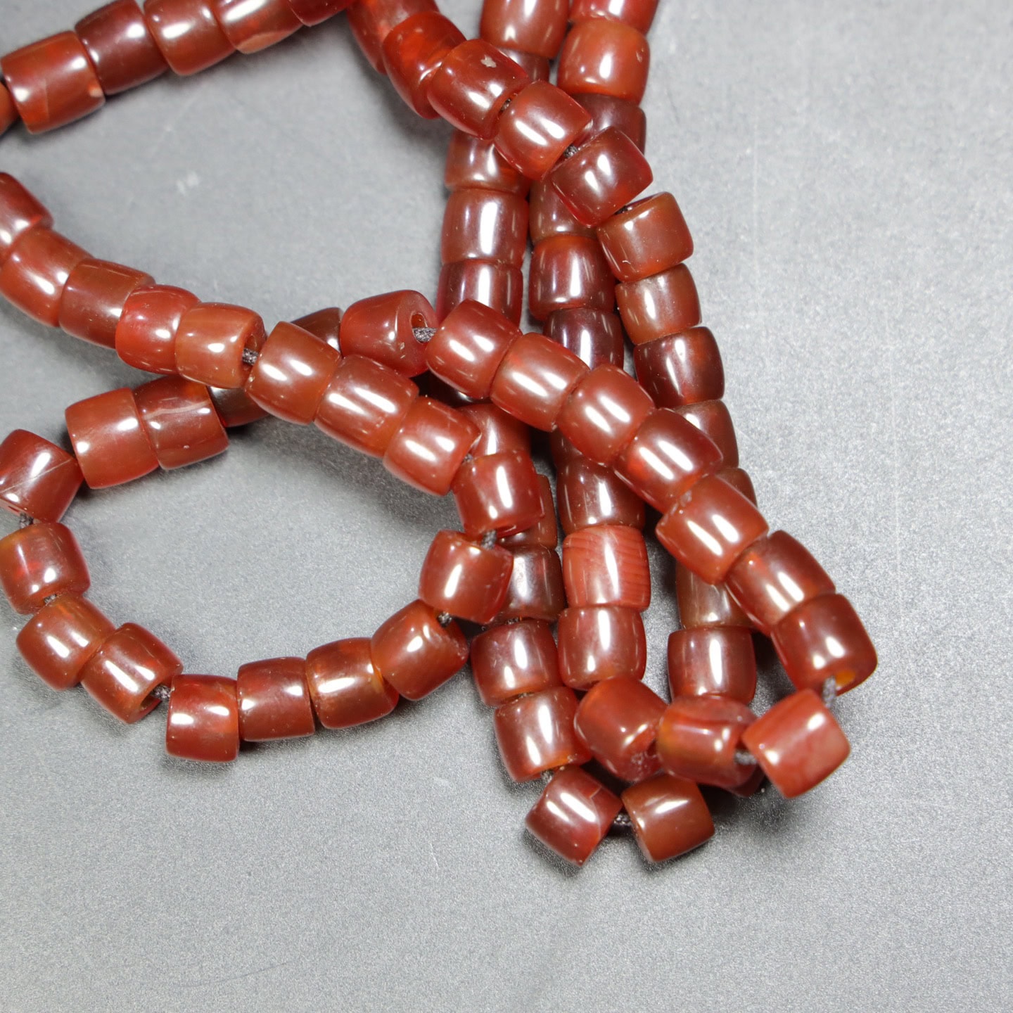 Chinese Natural Agate DZI Beads