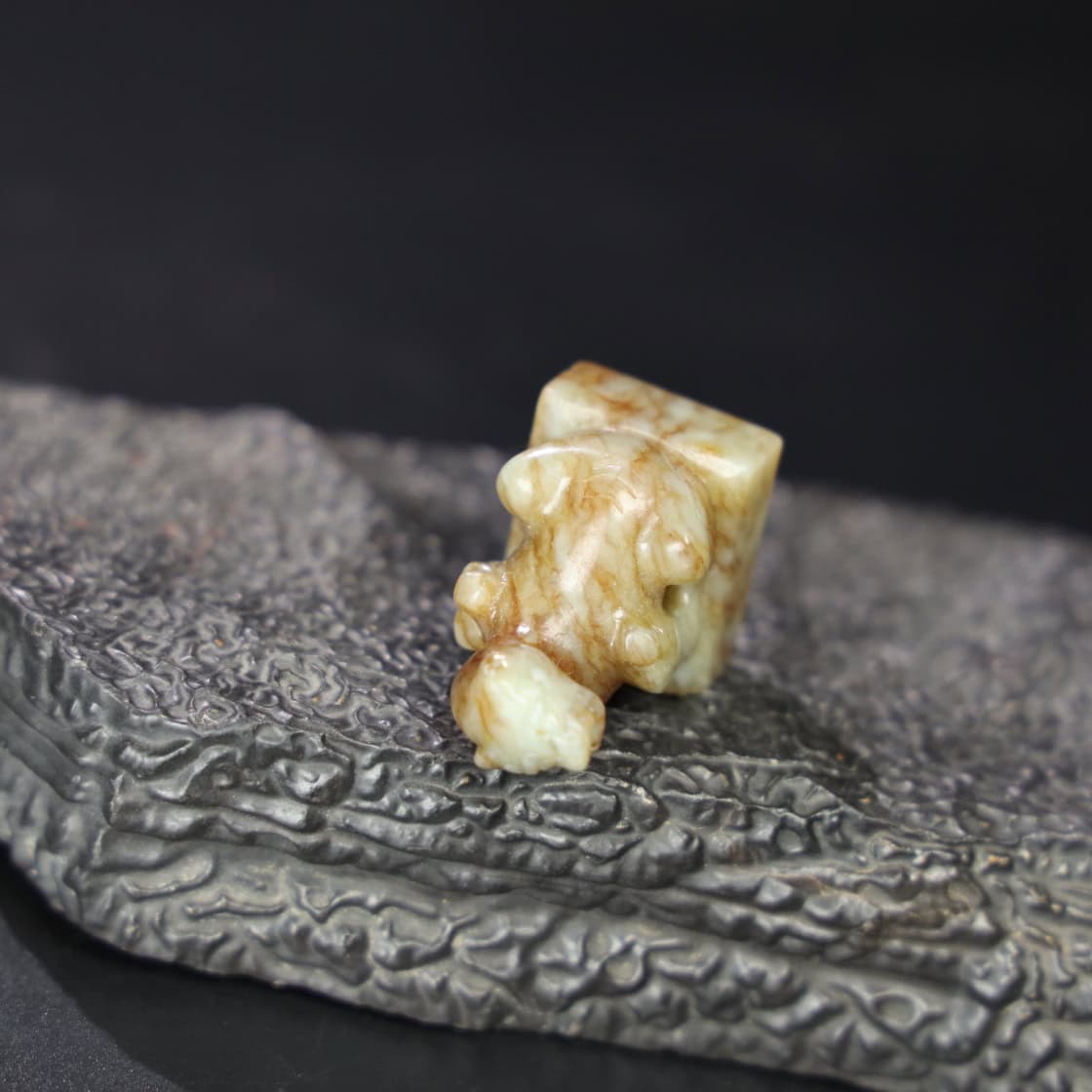 Chinese Natural Jade Carved Seals