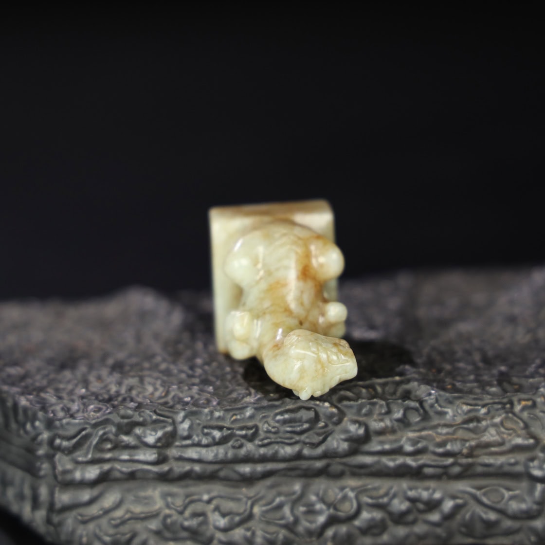 Chinese Natural Jade Carved Seals