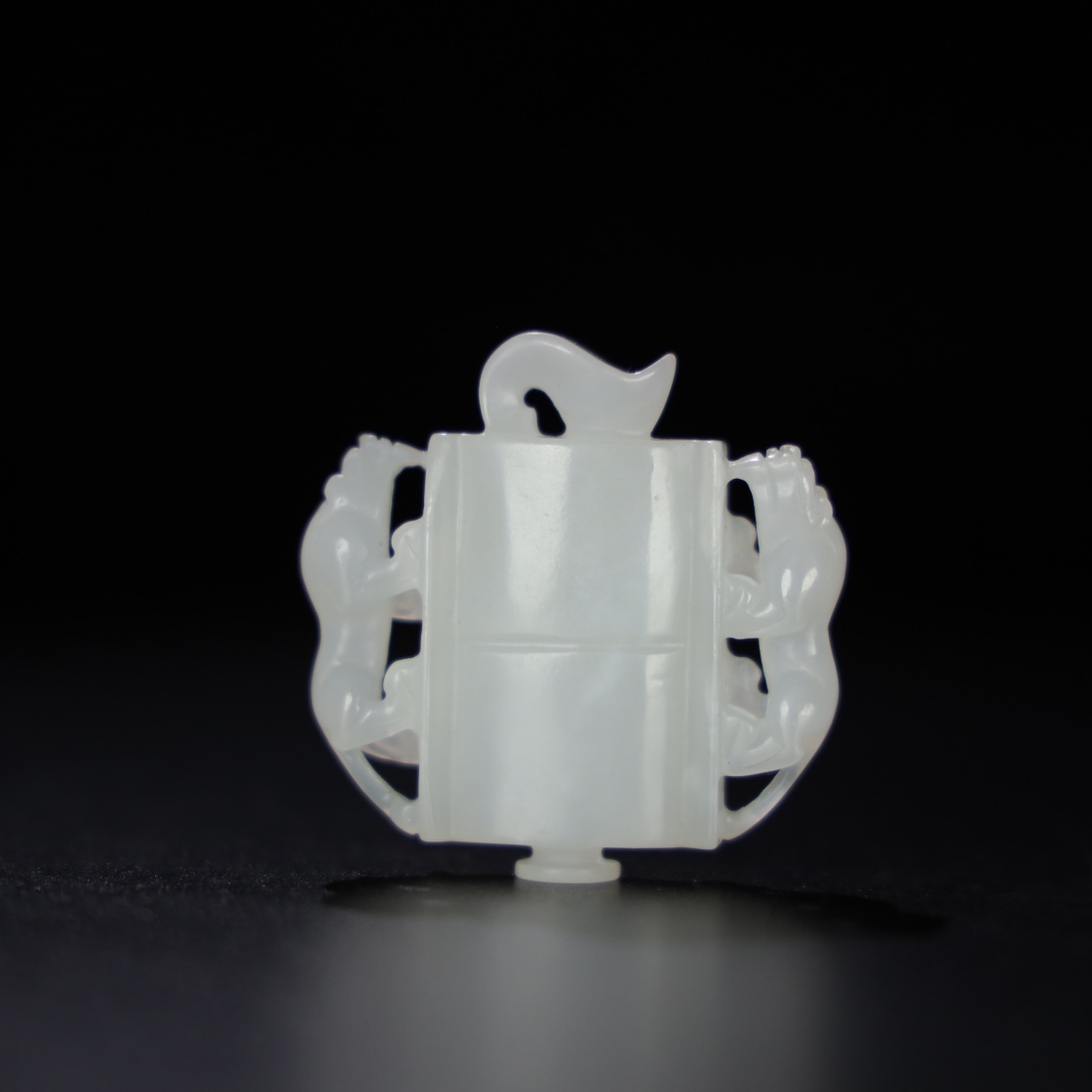 Chinese Natural Jade Carved Ornament