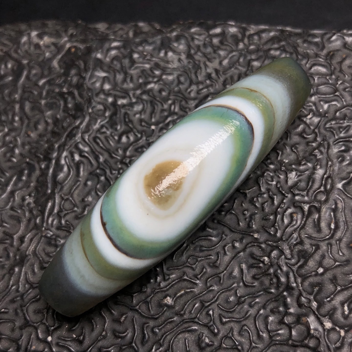Chinese Natural Agate DZI Beads