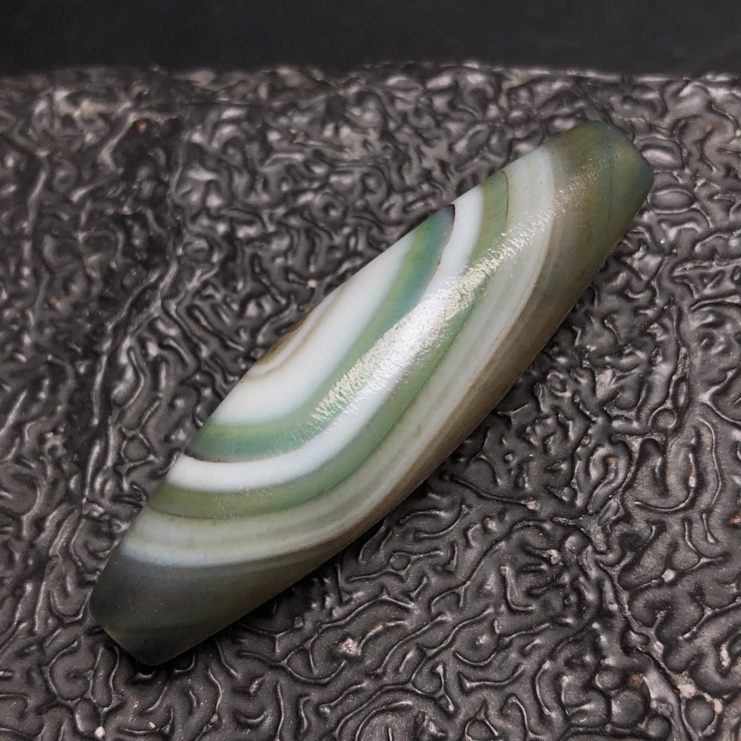 Chinese Natural Agate DZI Beads