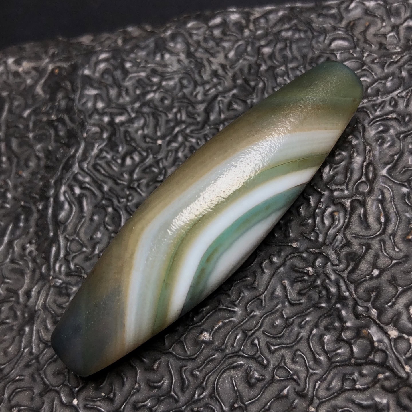 Chinese Natural Agate DZI Beads