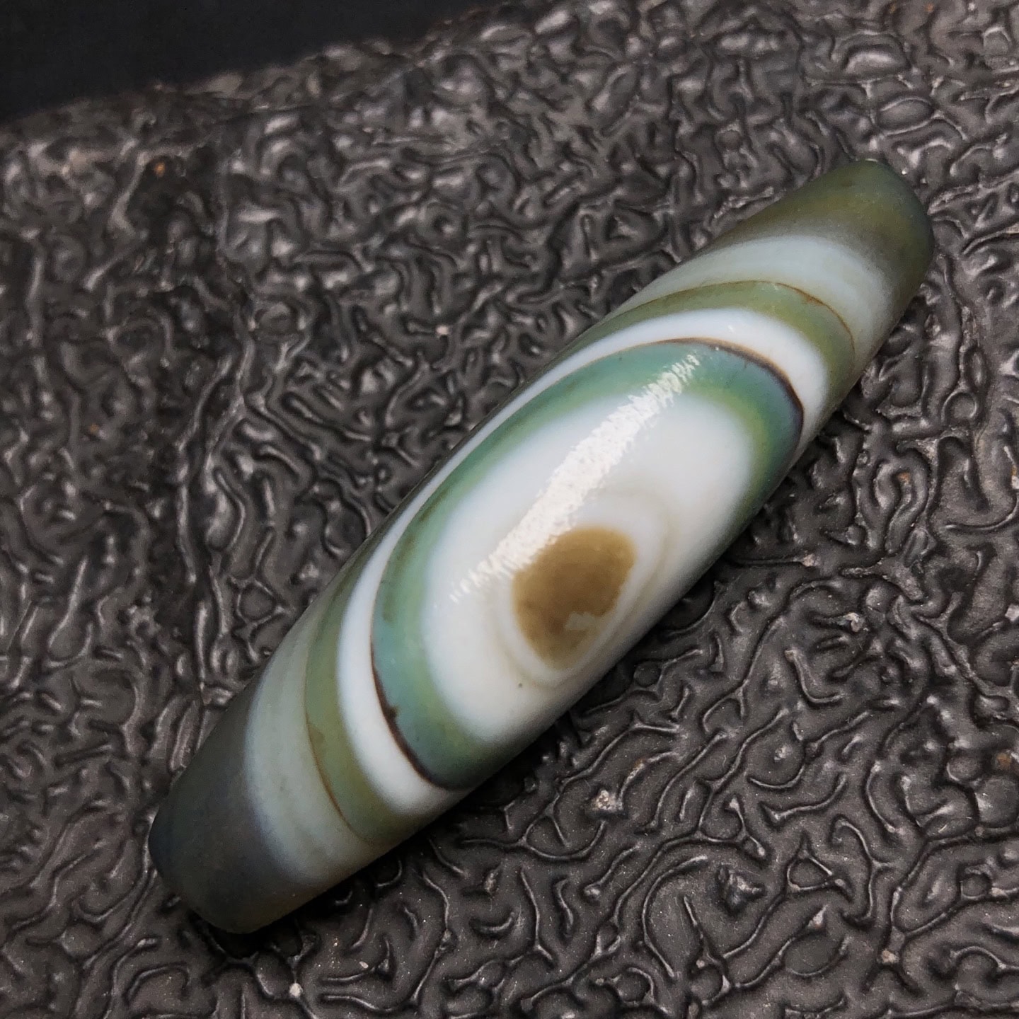 Chinese Natural Agate DZI Beads