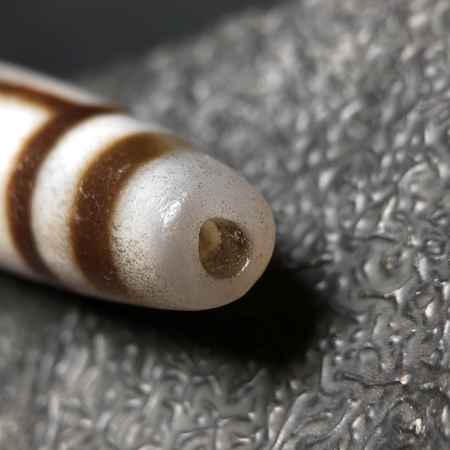 Chinese Natural Agate DZI Beads