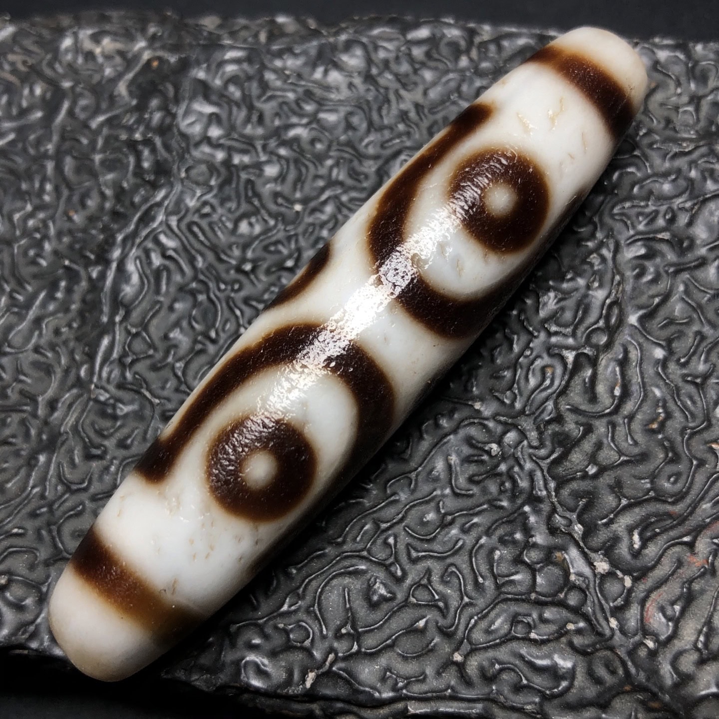 Chinese Natural Agate DZI Beads