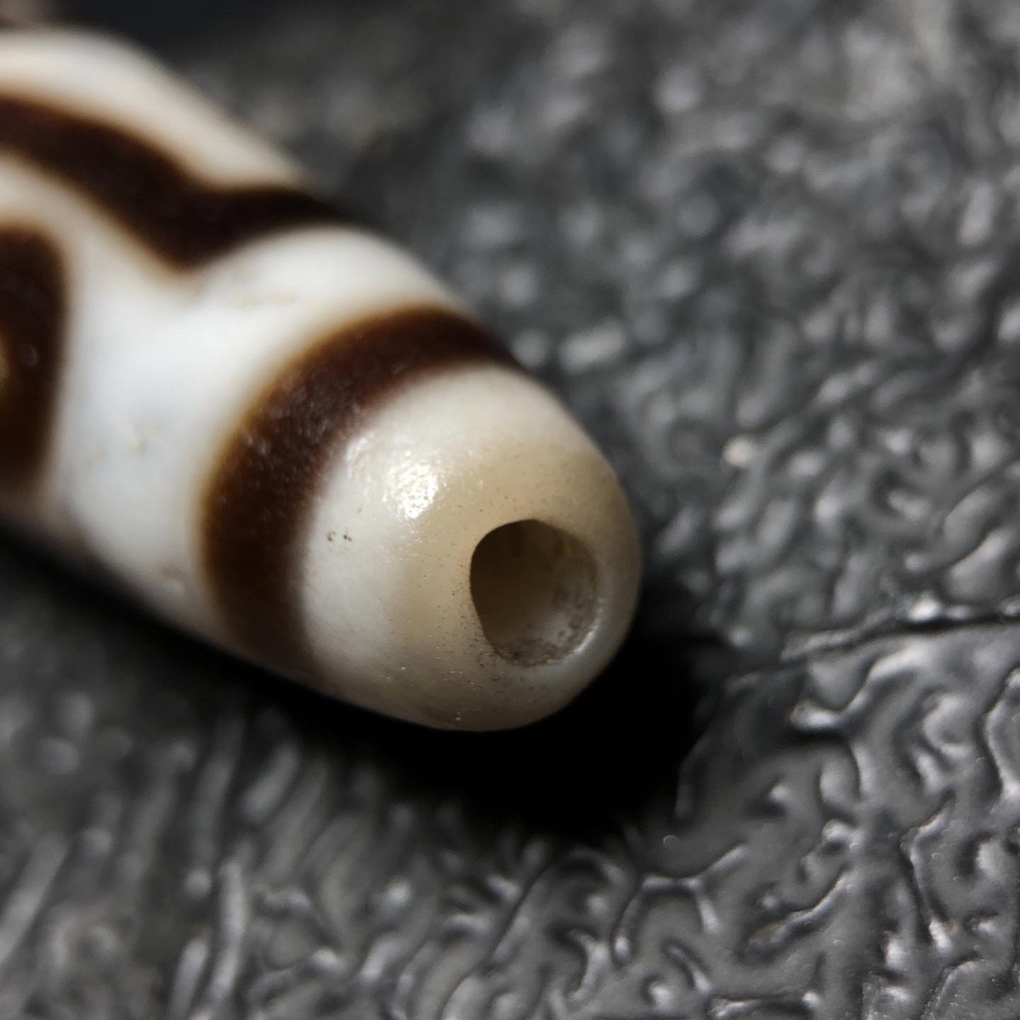 Chinese Natural Agate DZI Beads