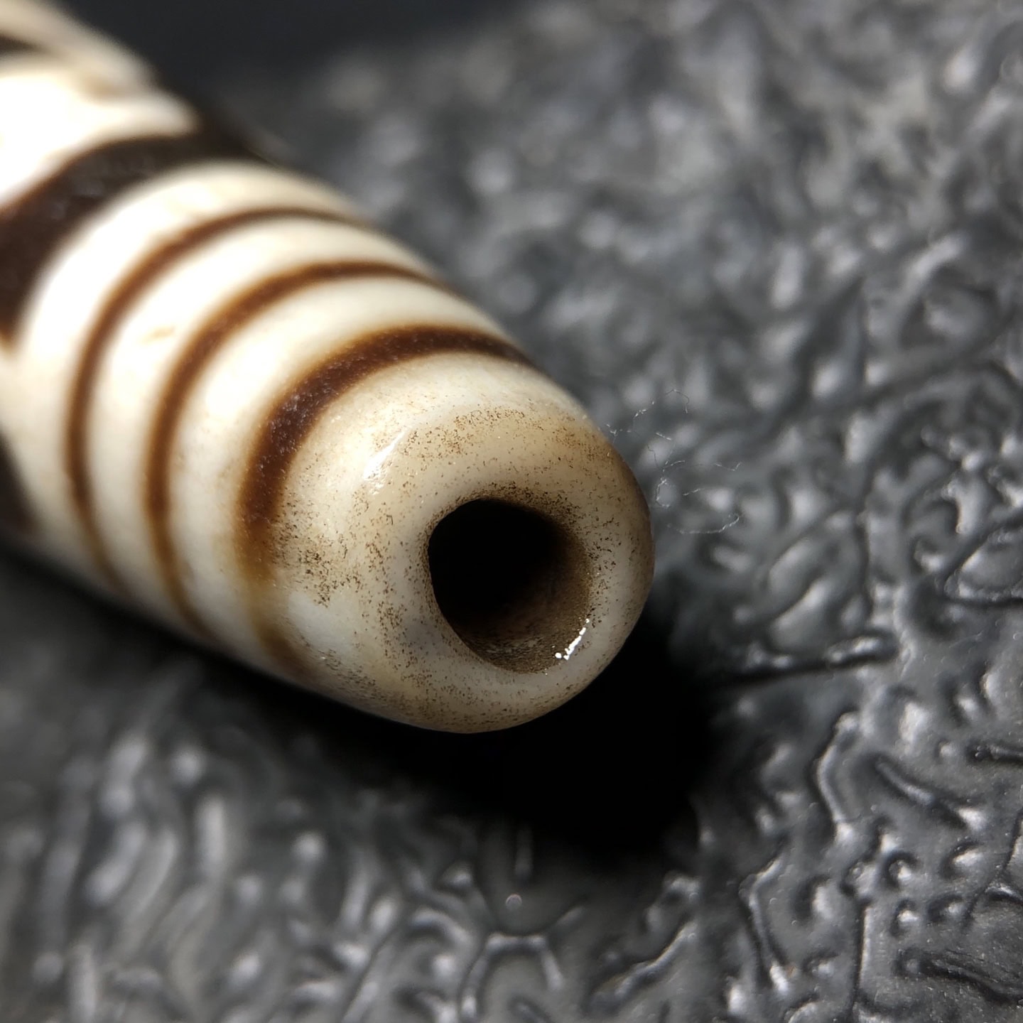 Chinese Natural Agate DZI Beads