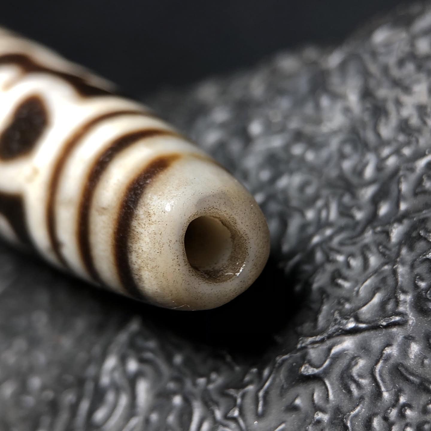 Chinese Natural Agate DZI Beads
