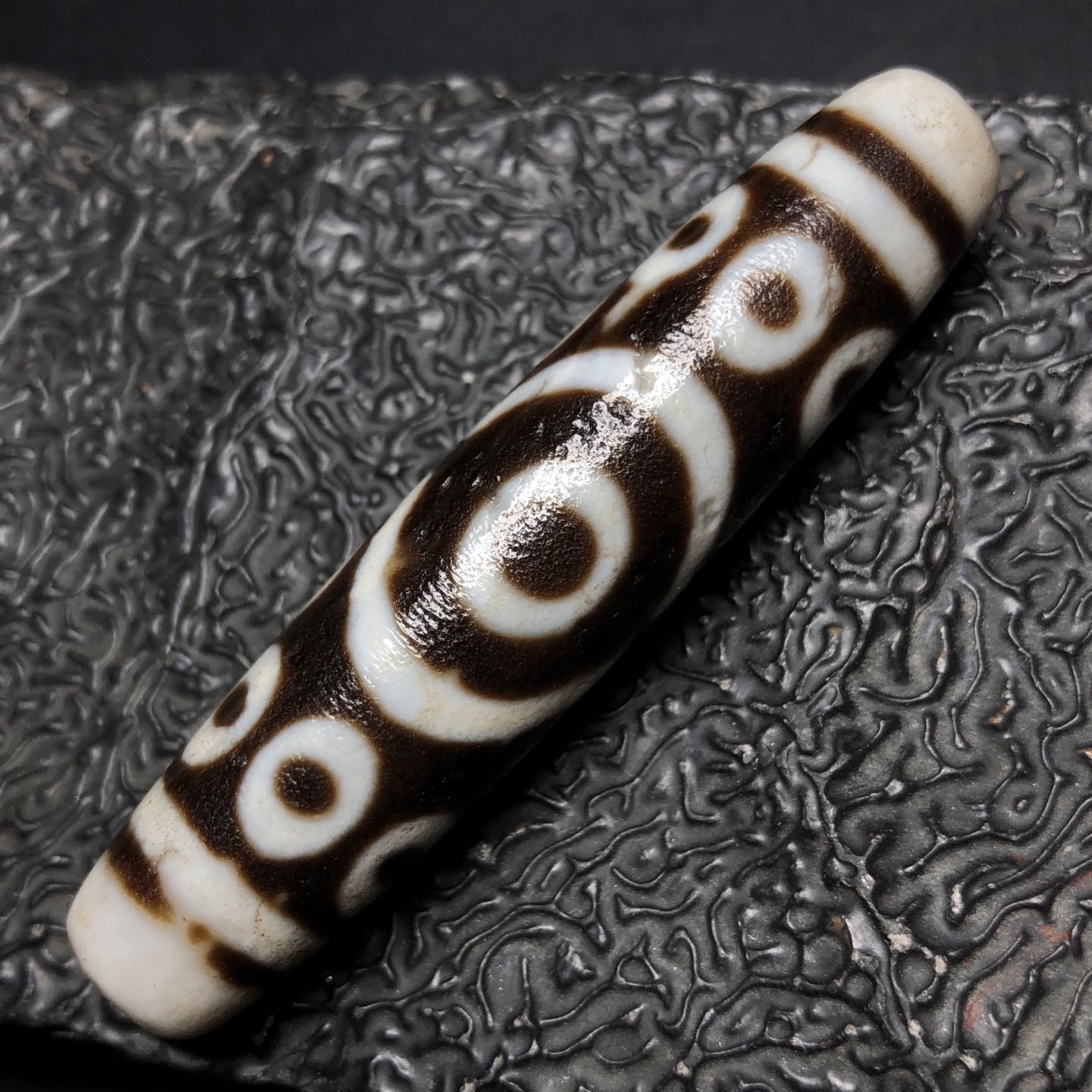 Chinese Natural Agate DZI Beads