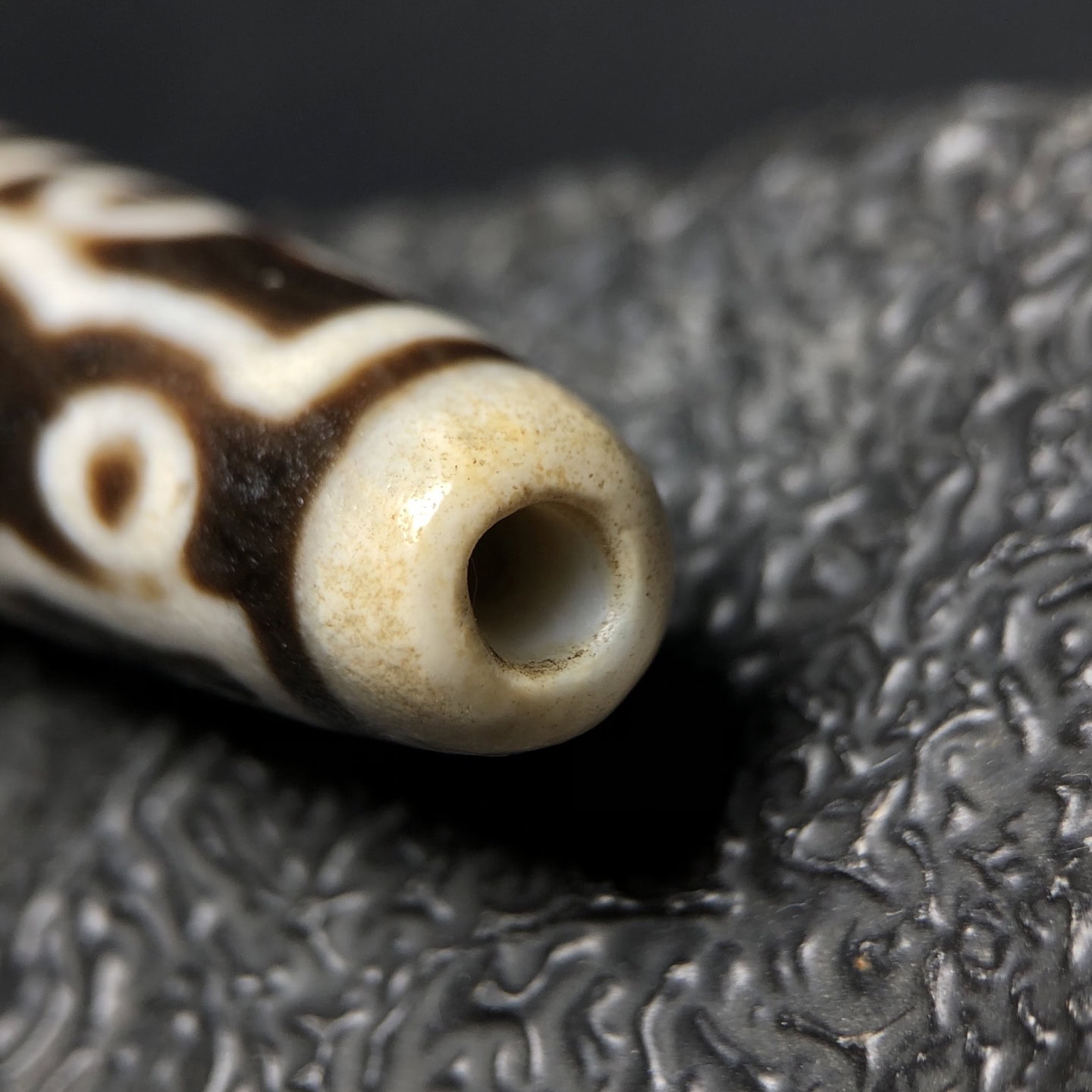 Chinese Natural Agate DZI Beads