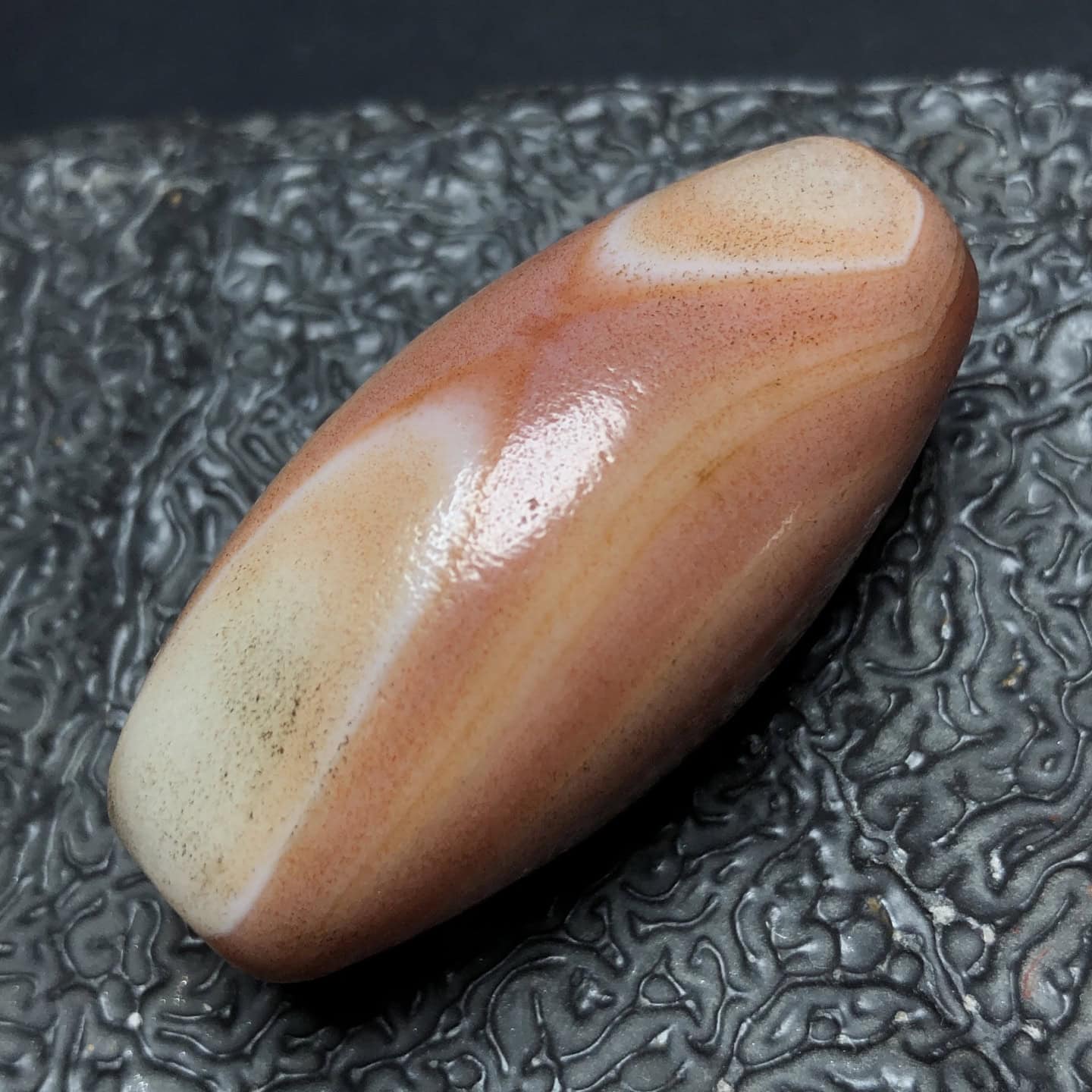 Chinese Natural Agate DZI Beads