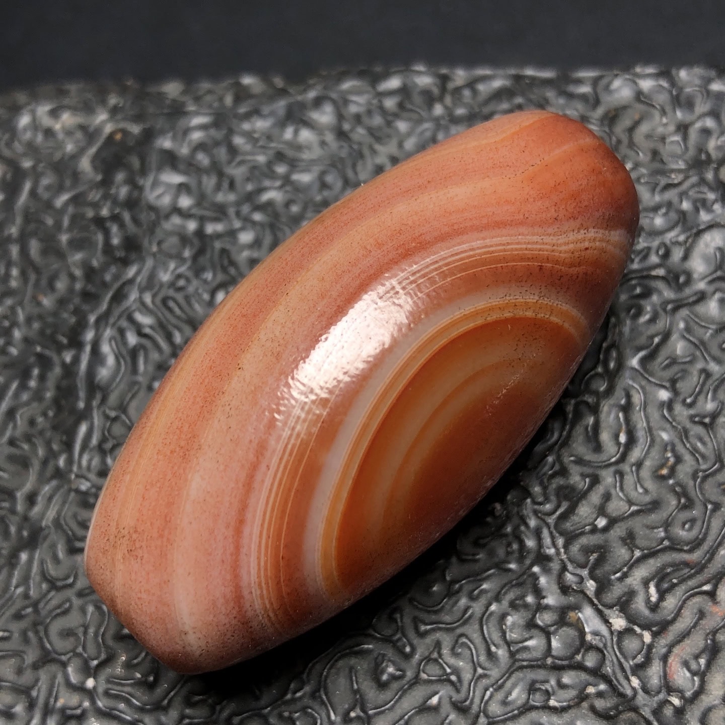 Chinese Natural Agate DZI Beads