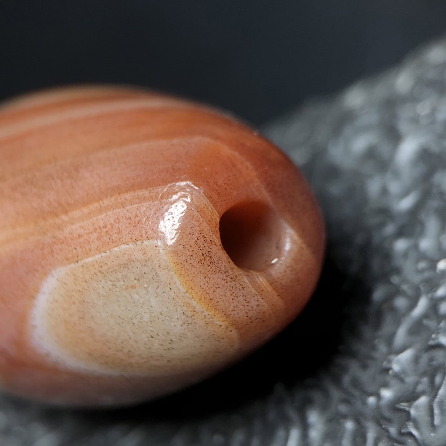 Chinese Natural Agate DZI Beads