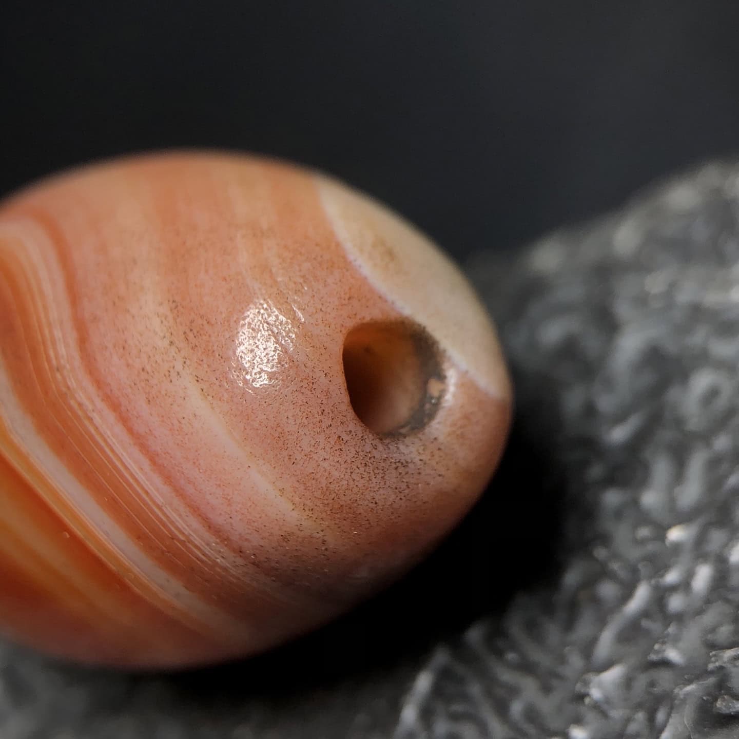 Chinese Natural Agate DZI Beads