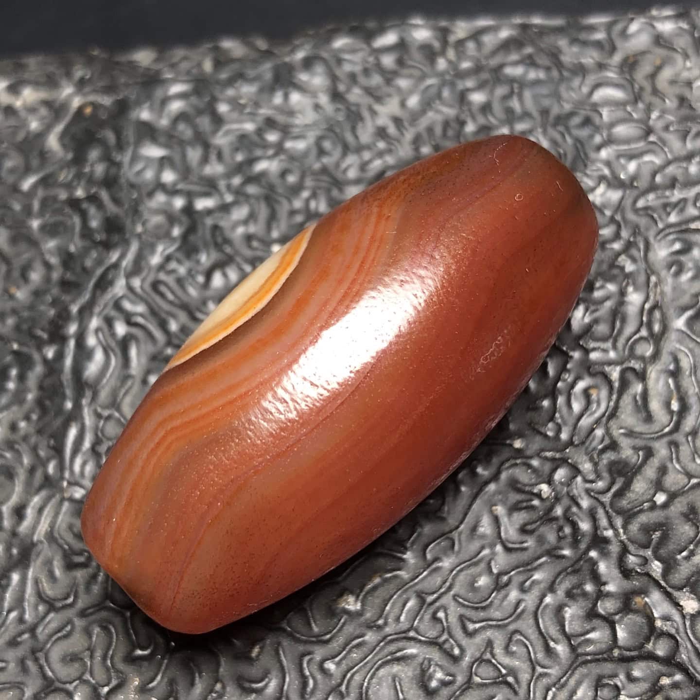Chinese Natural Agate DZI Beads