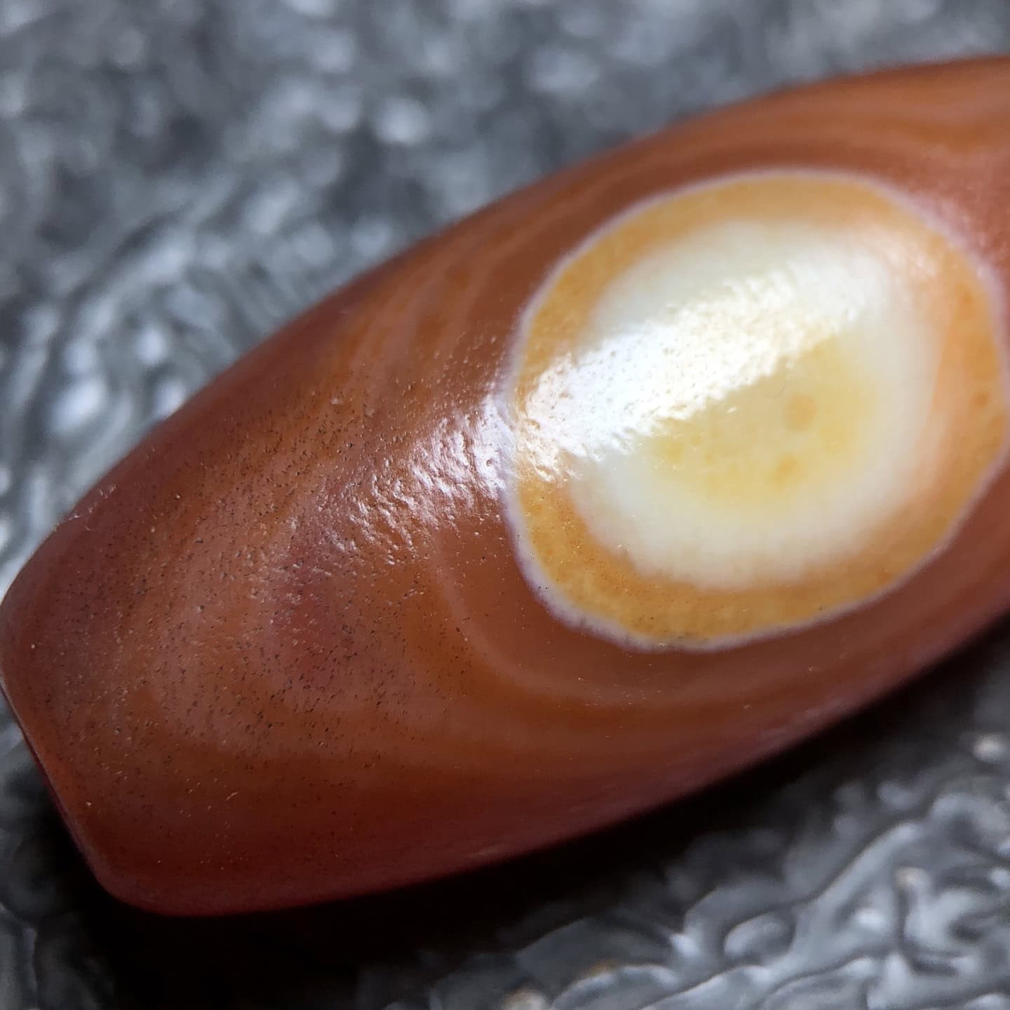 Chinese Natural Agate DZI Beads