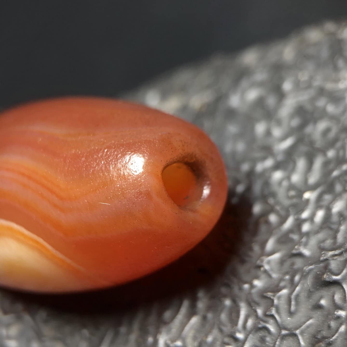 Chinese Natural Agate DZI Beads