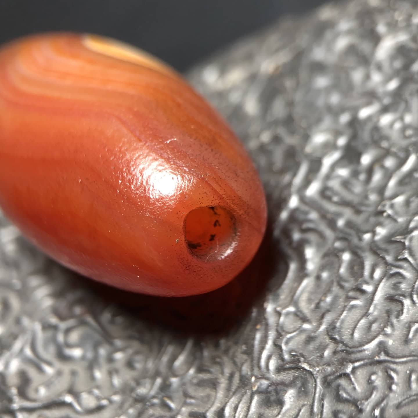 Chinese Natural Agate DZI Beads