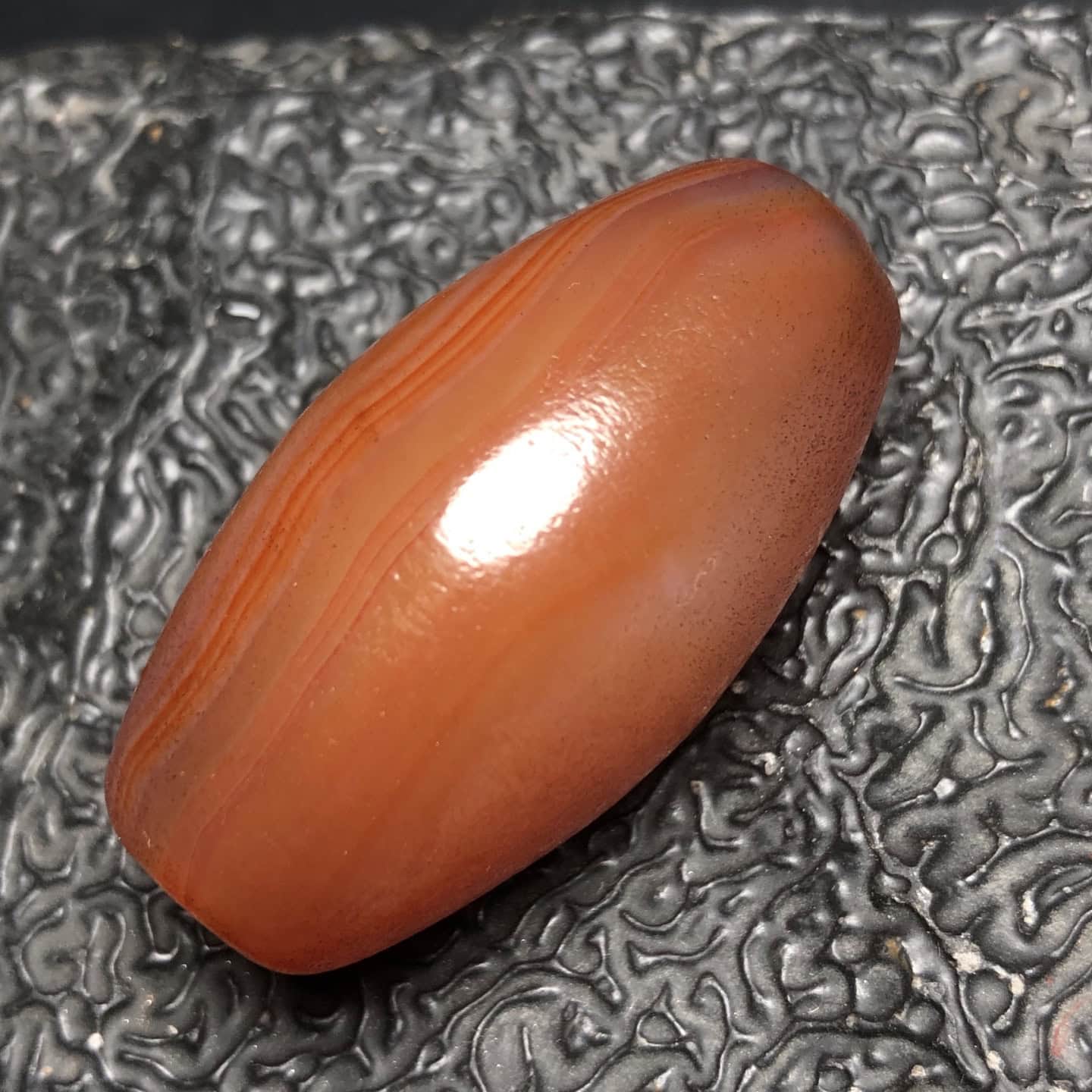 Chinese Natural Agate DZI Beads