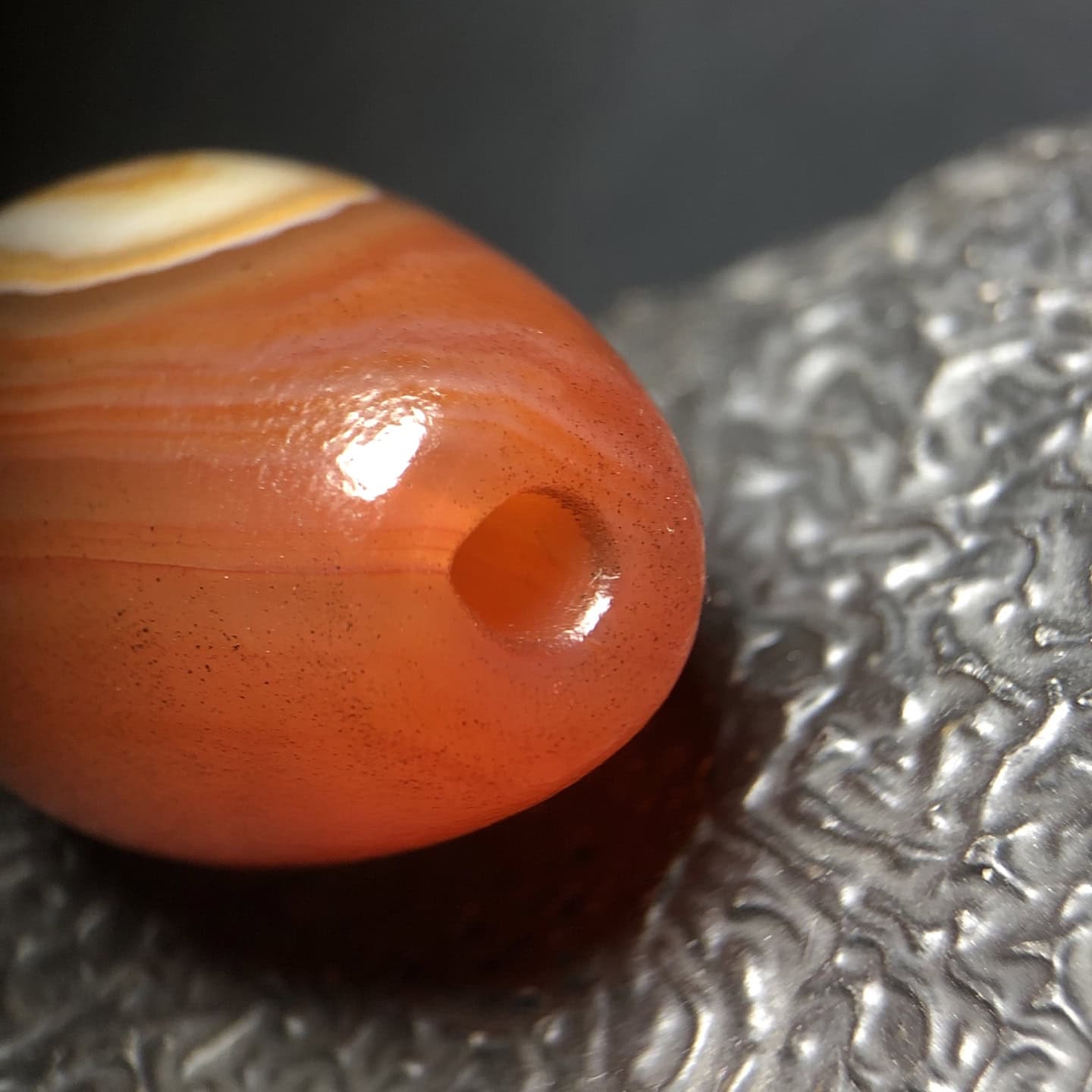 Chinese Natural Agate DZI Beads