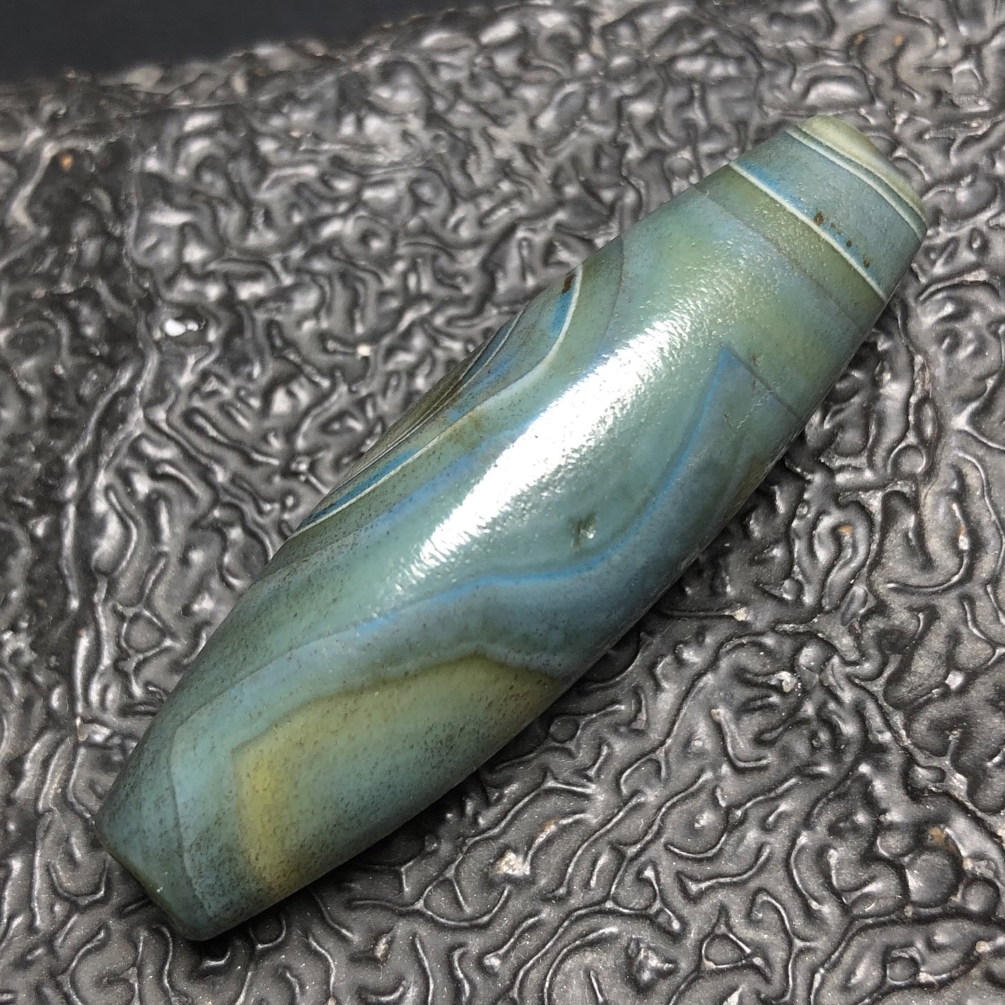 Chinese Natural Agate DZI Beads