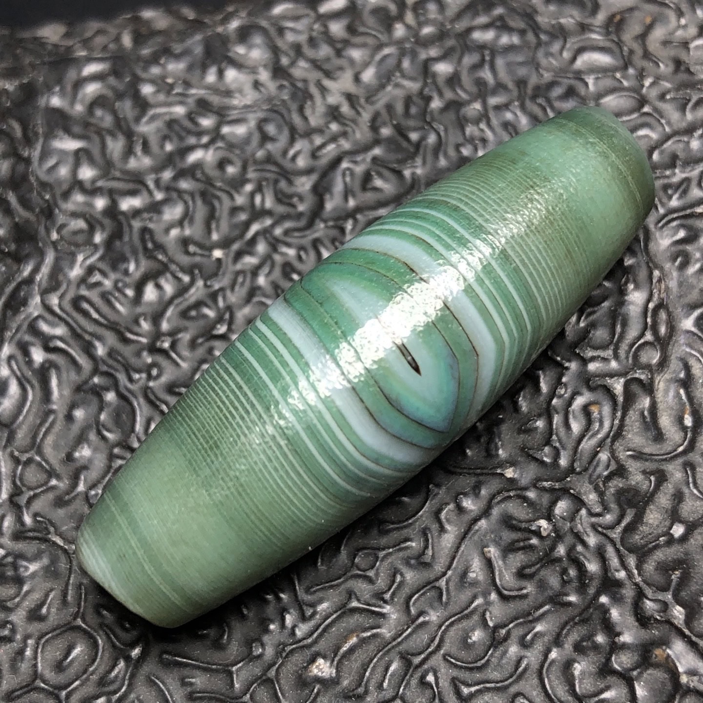 Chinese Natural Agate DZI Beads