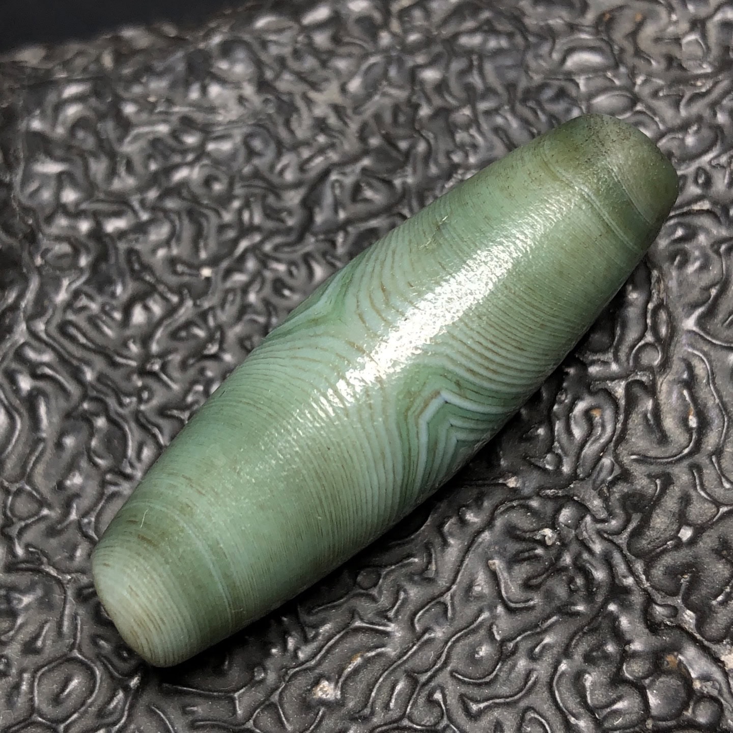 Chinese Natural Agate DZI Beads