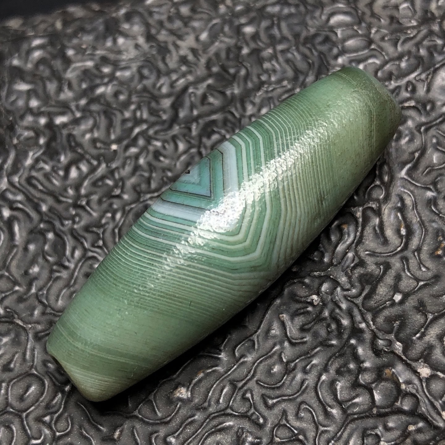 Chinese Natural Agate DZI Beads