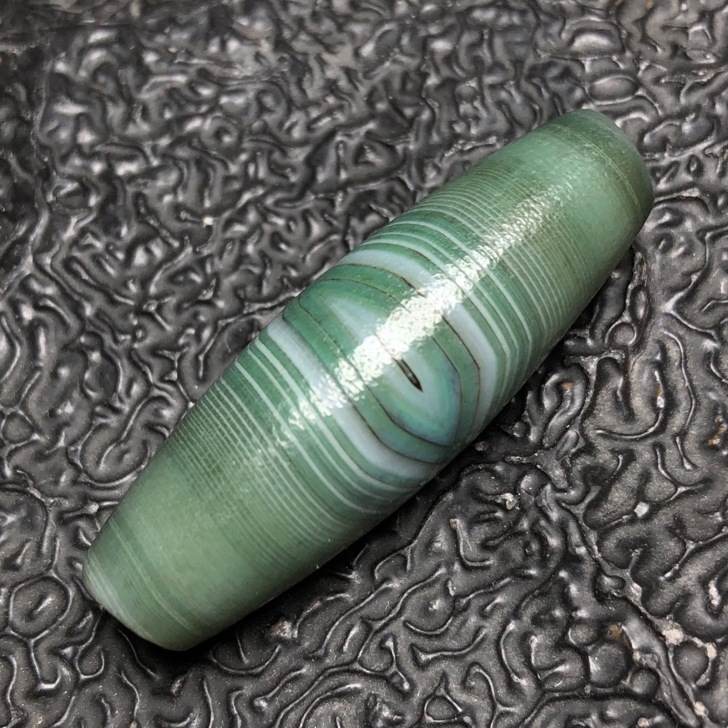Chinese Natural Agate DZI Beads