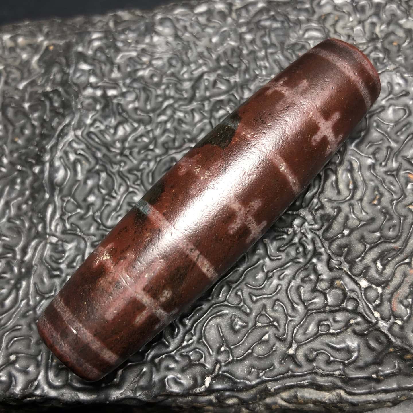 Chinese Natural Agate DZI Beads