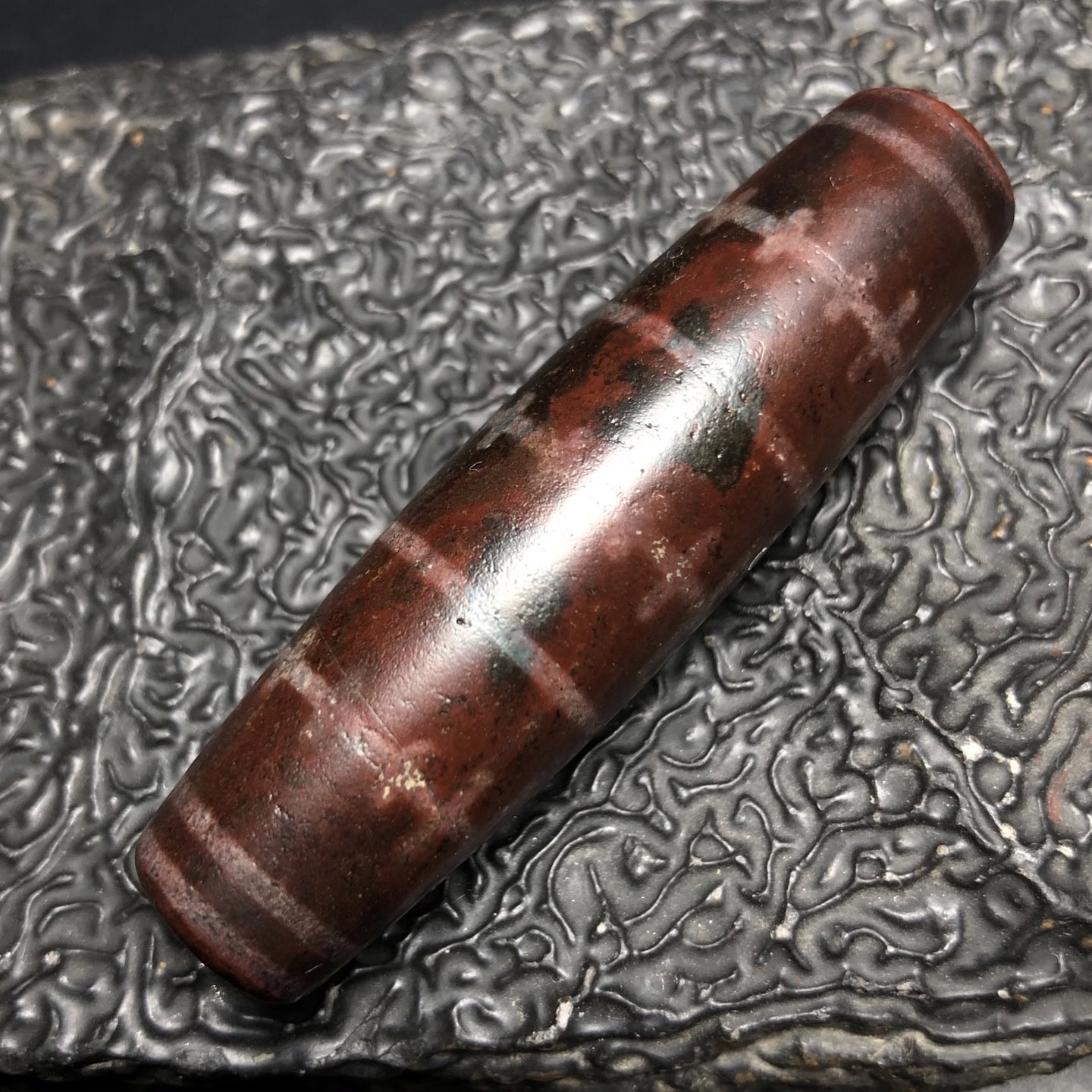 Chinese Natural Agate DZI Beads