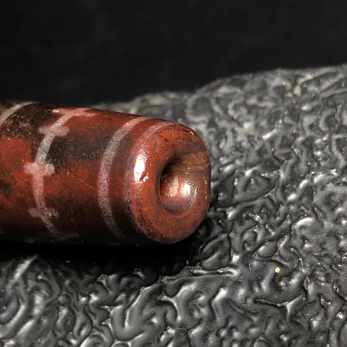 Chinese Natural Agate DZI Beads