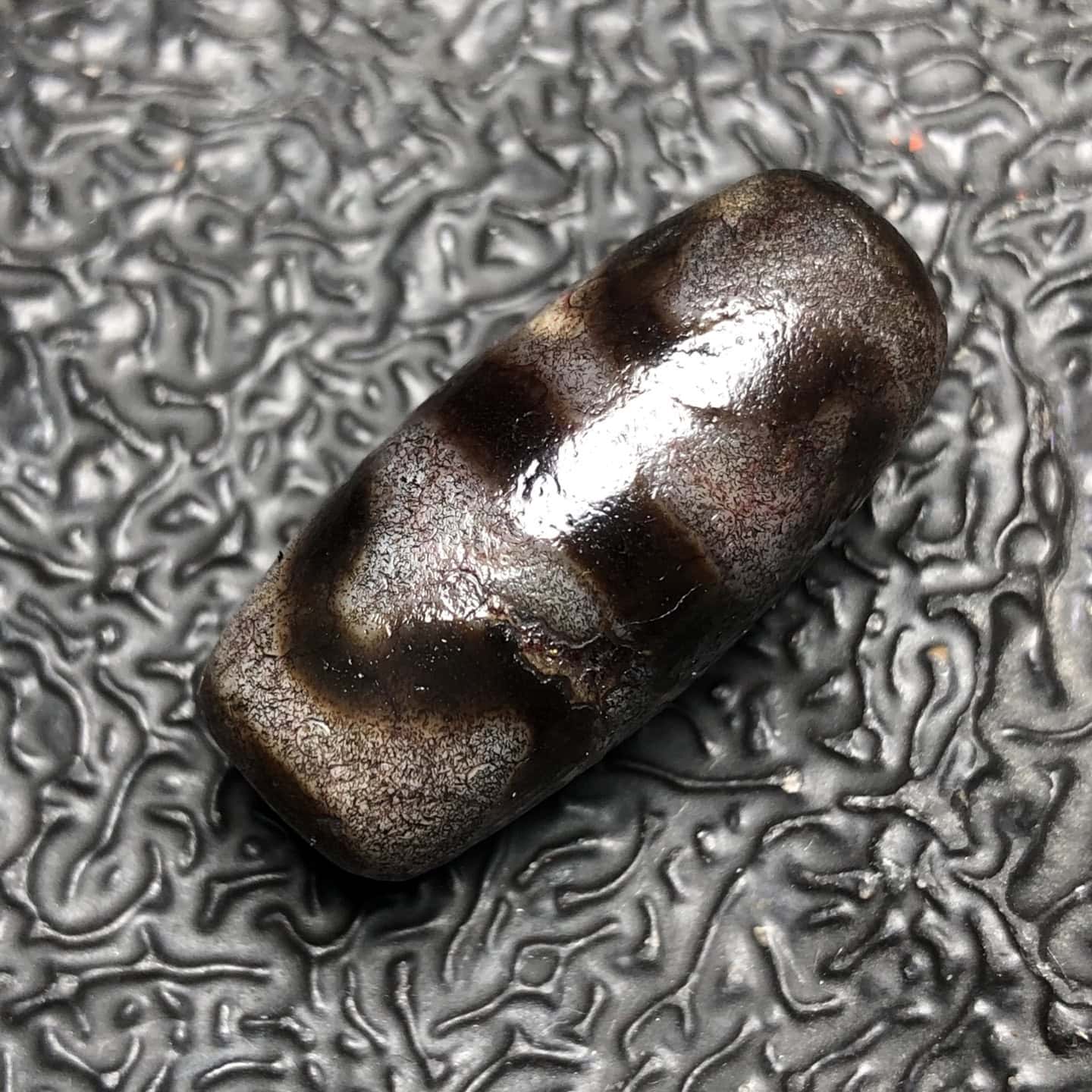 Chinese Natural Agate DZI Beads