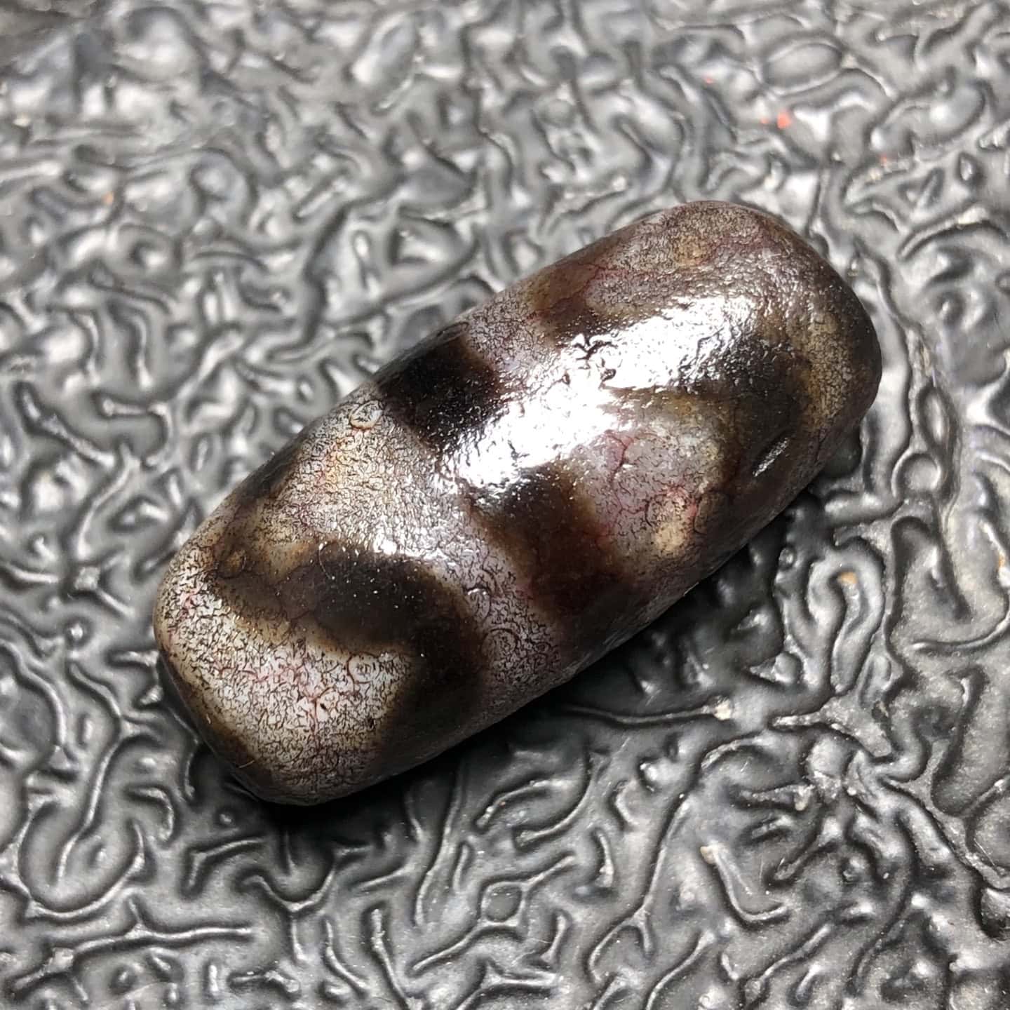 Chinese Natural Agate DZI Beads