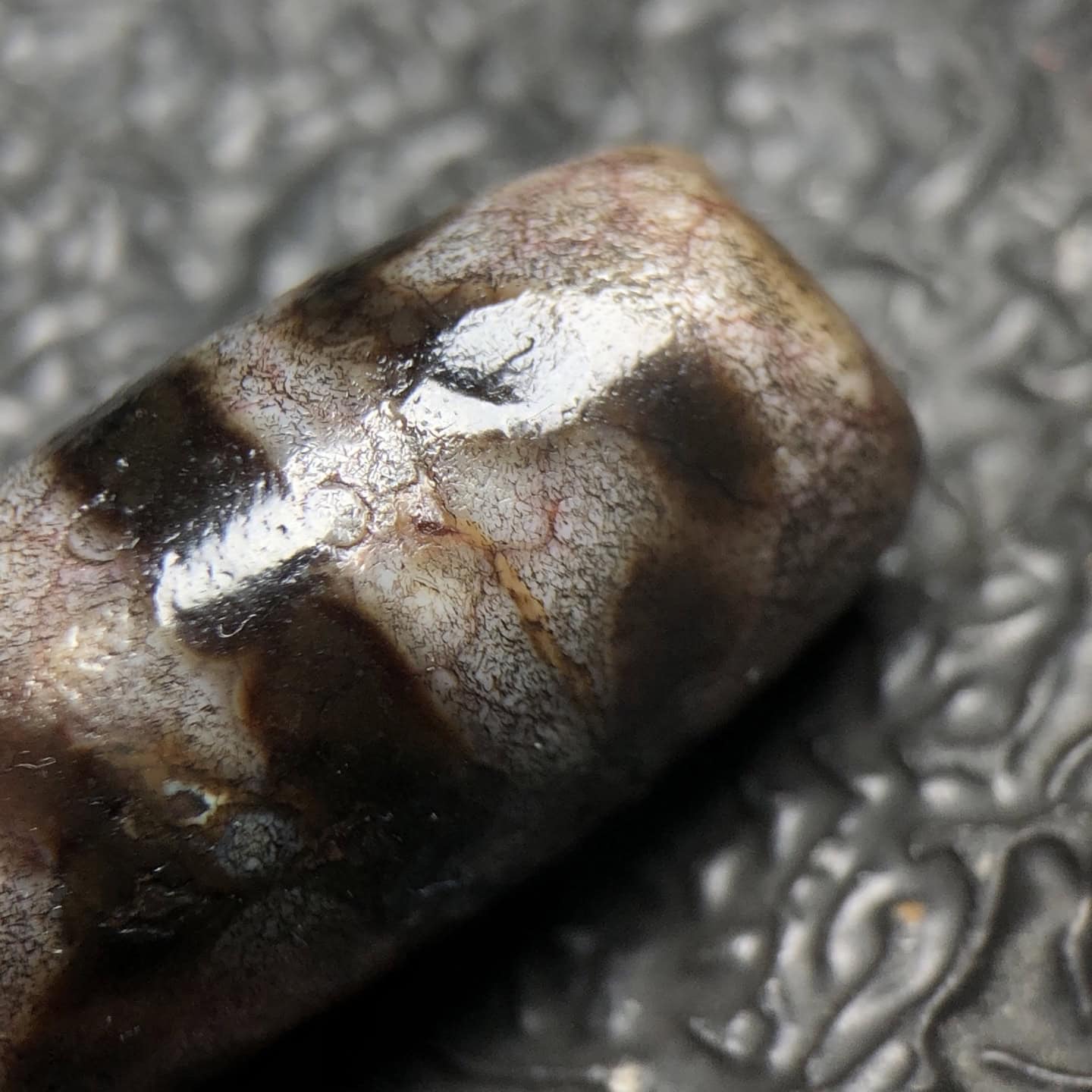 Chinese Natural Agate DZI Beads