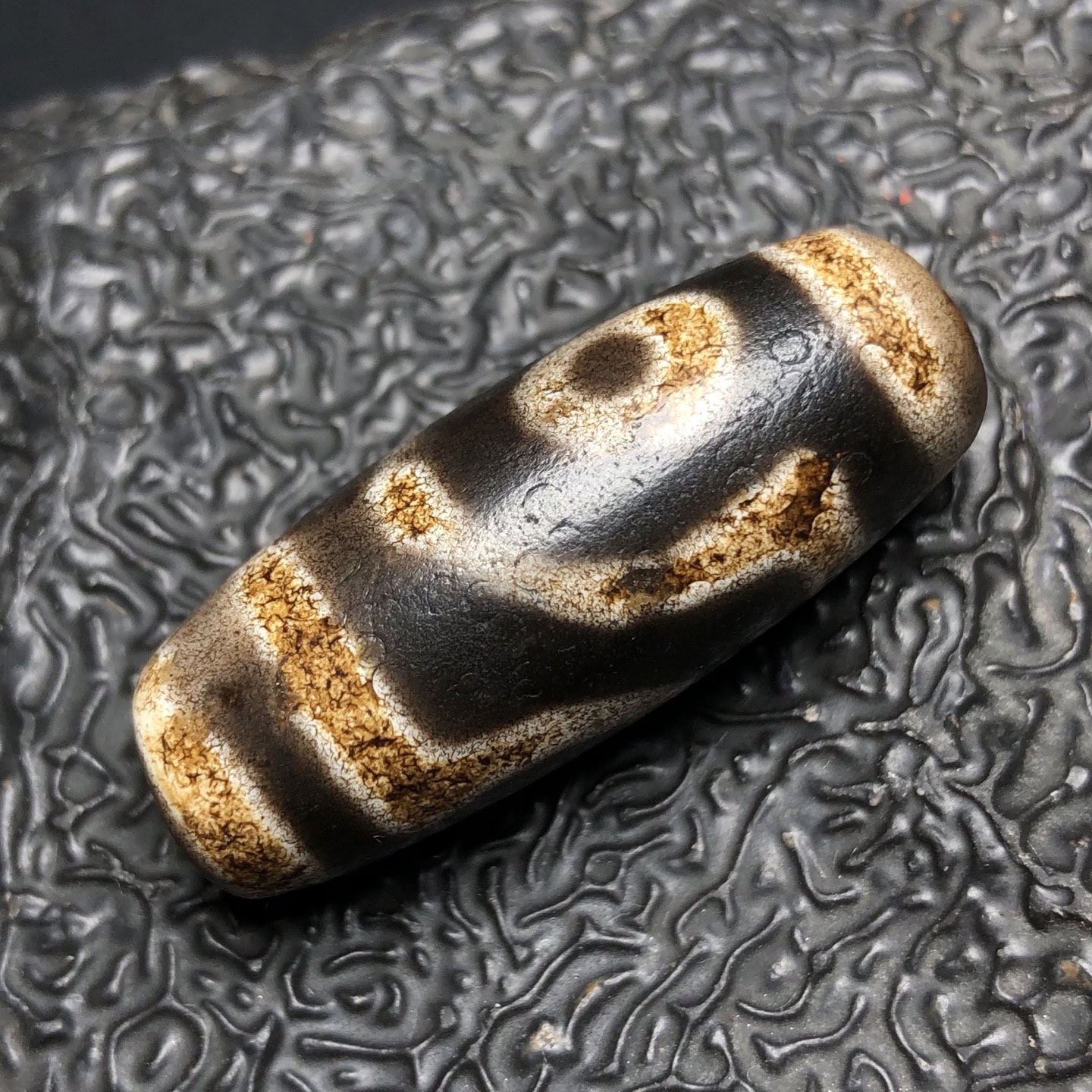 Chinese Natural Agate DZI Beads