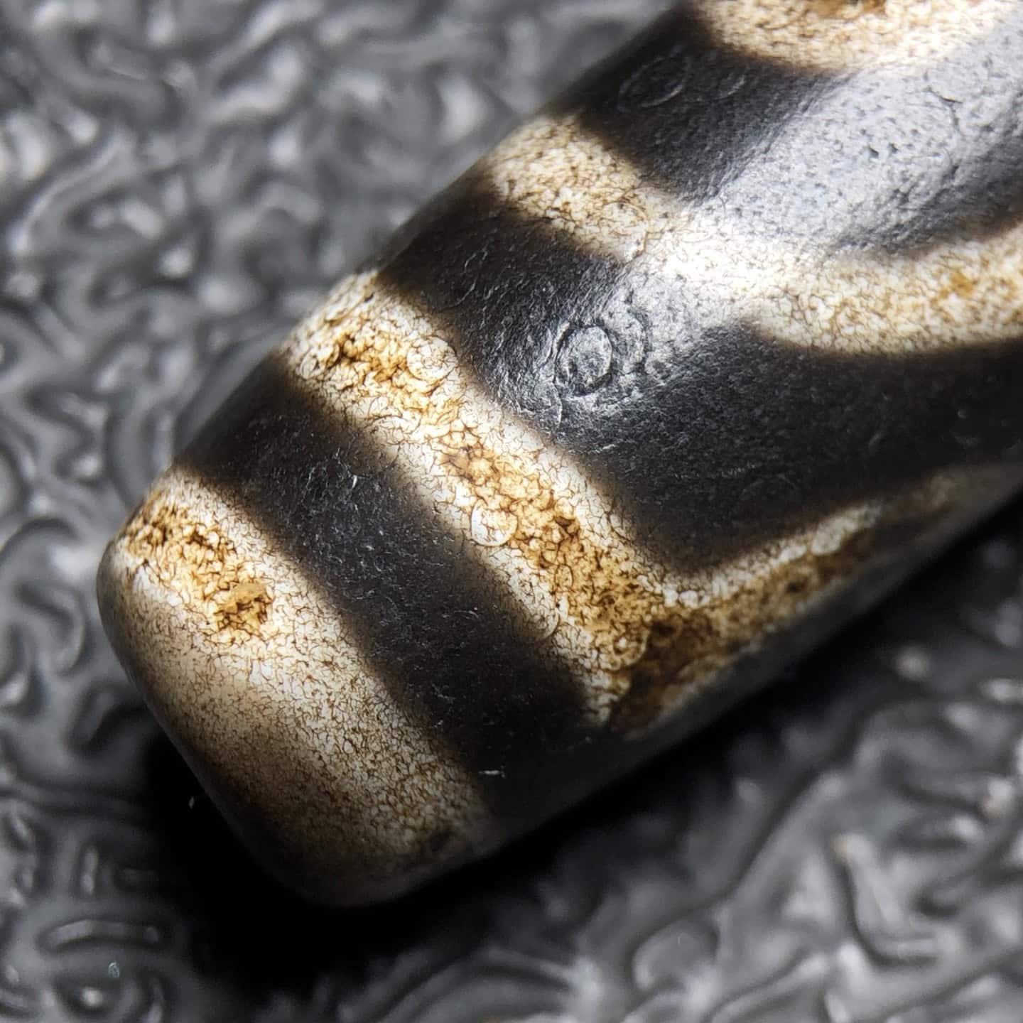 Chinese Natural Agate DZI Beads
