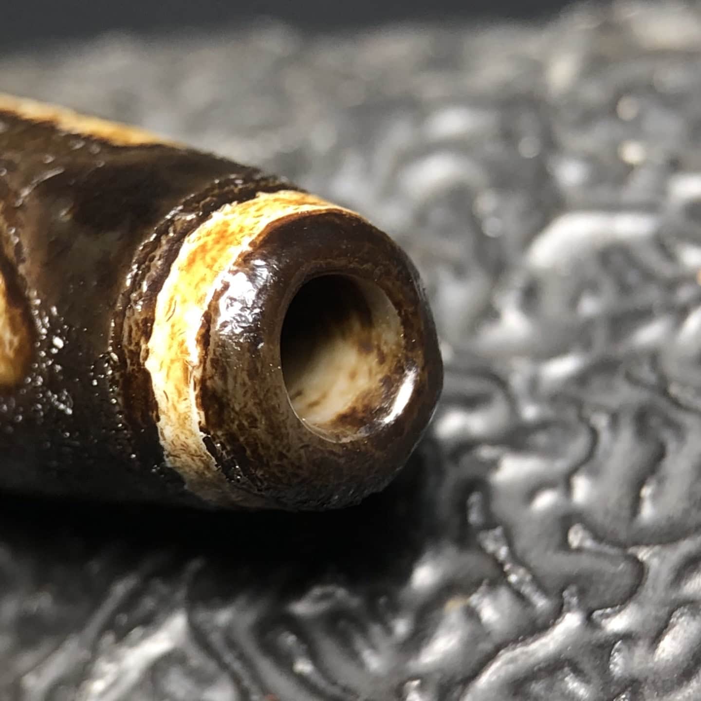 Chinese Natural Agate DZI Beads