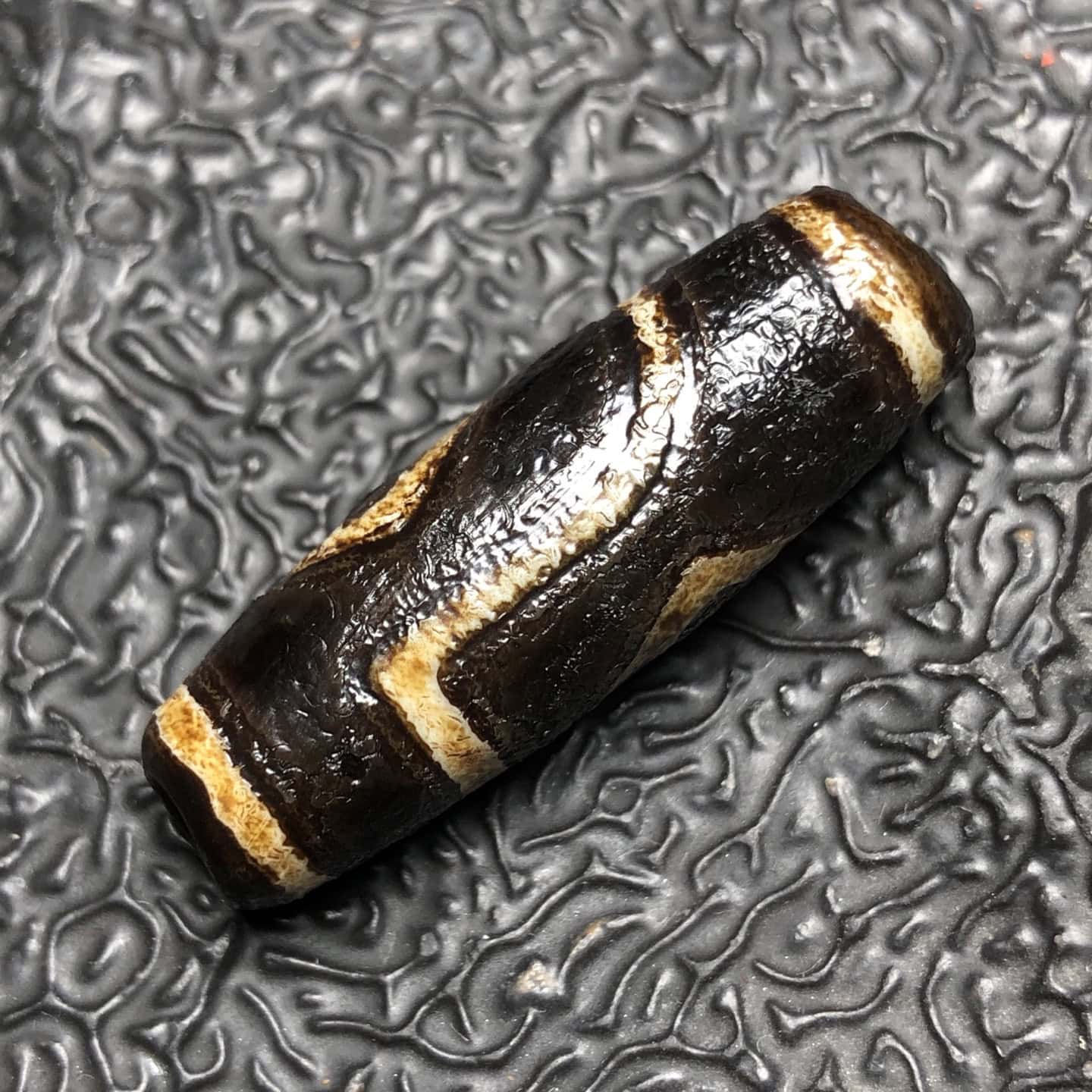Chinese Natural Agate DZI Beads