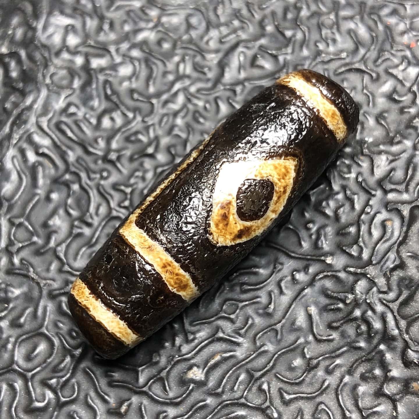 Chinese Natural Agate DZI Beads