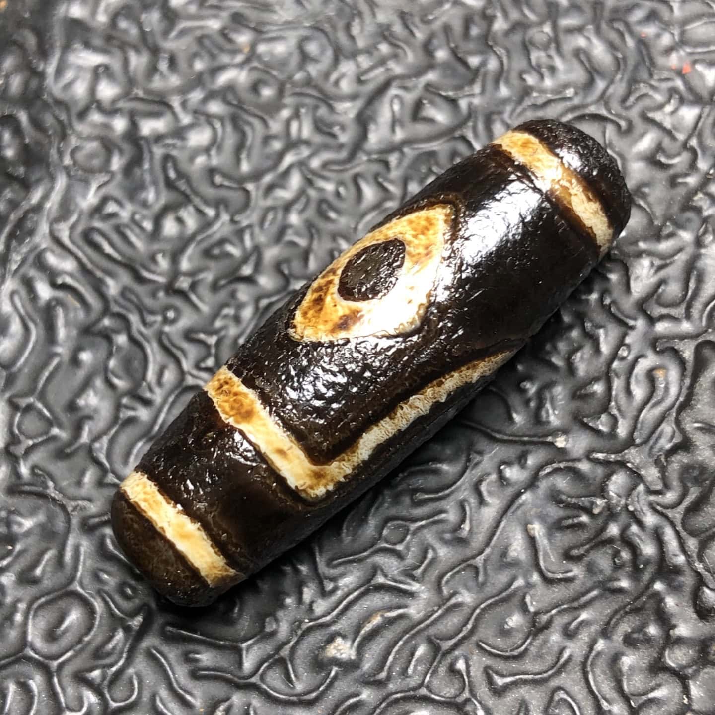 Chinese Natural Agate DZI Beads