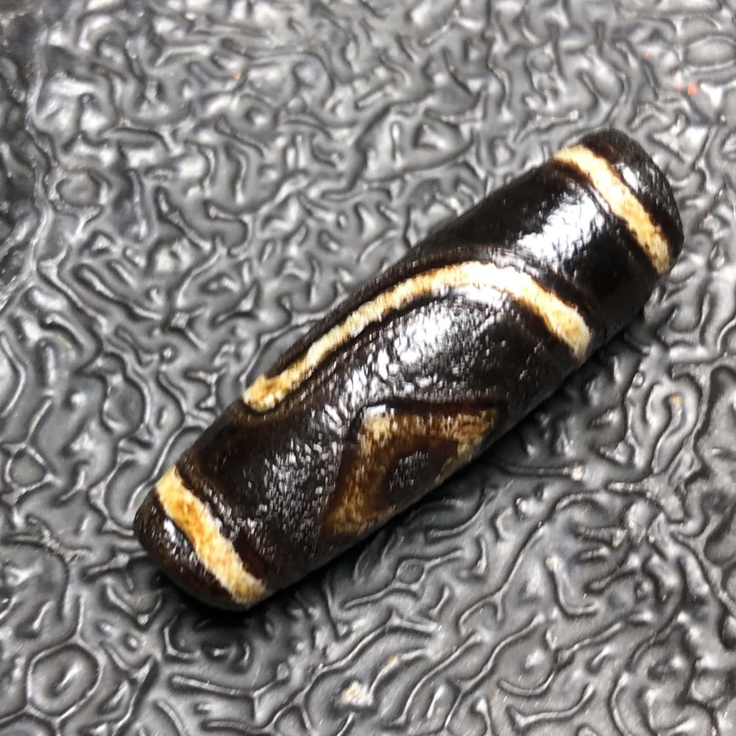 Chinese Natural Agate DZI Beads