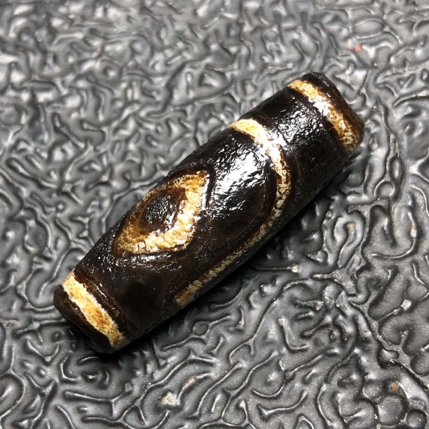 Chinese Natural Agate DZI Beads